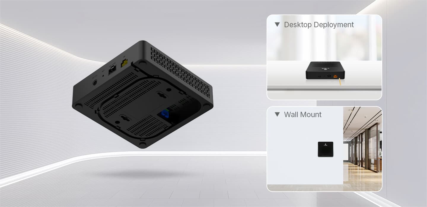 V2902A-S — 10G PON+1GE+1SFP+HGU ONU, vista 9