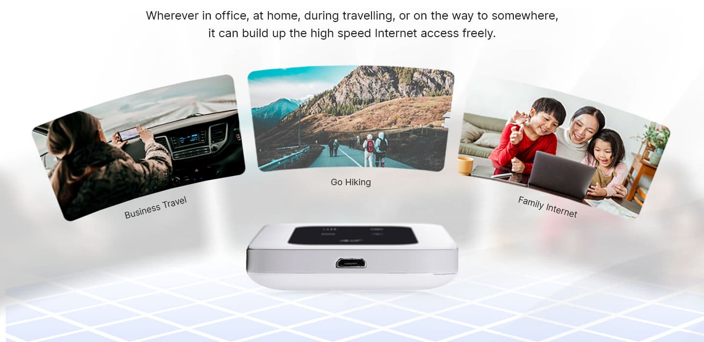 XMF1841 — LTE CAT4 MIFI, vista 10