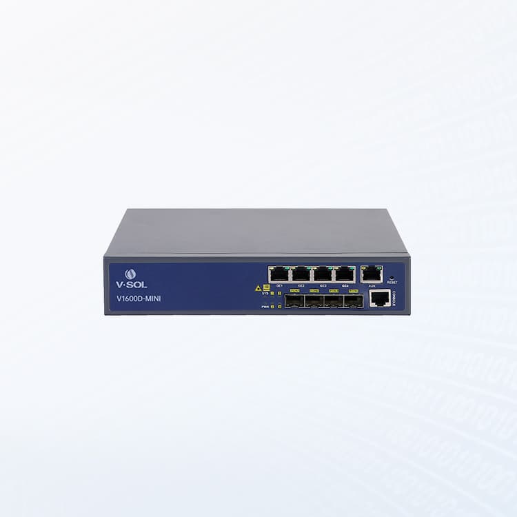 V1600D-MINI — MINI EPON OLT, vista 6